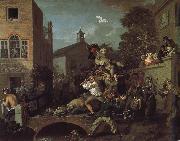 William Hogarth, The auspices of the members of the election campaign
